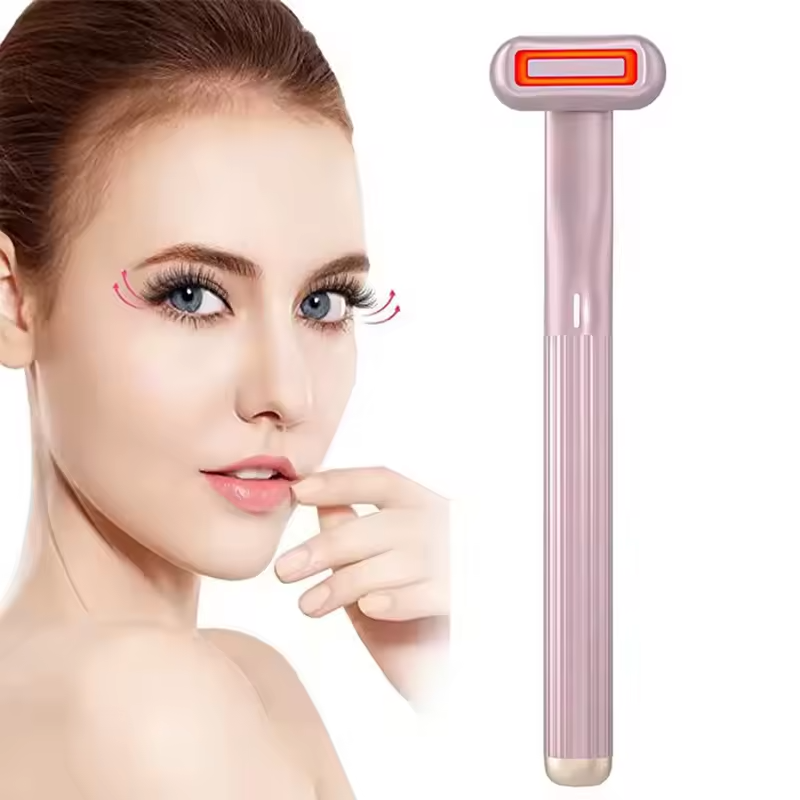 4-in-1 LED EMS Eye Massager with 360° Rotation: Microcurrent, Heating, and Vibration for Facial Lifting, Anti-Aging, and Wrinkle Care