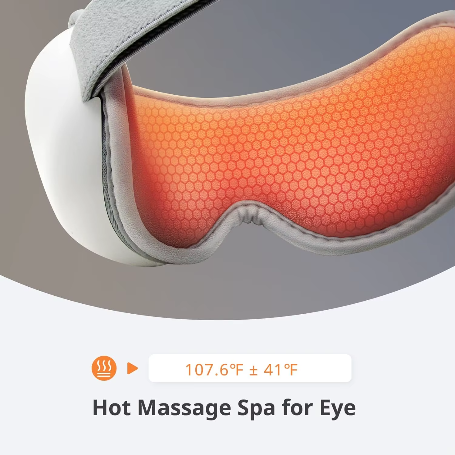 4D Smart Eye Massager with Airbag Vibration, Hot Compress, and Bluetooth: Relieve Eye Fatigue, Reduce Puffiness, and Smooth Wrinkles