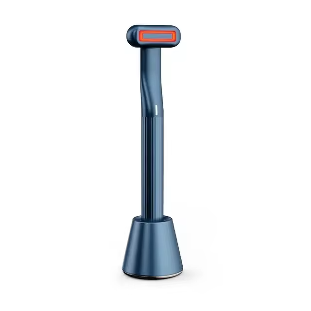 4-in-1 LED EMS Eye Massager with 360° Rotation: Microcurrent, Heating, and Vibration for Facial Lifting, Anti-Aging, and Wrinkle Care