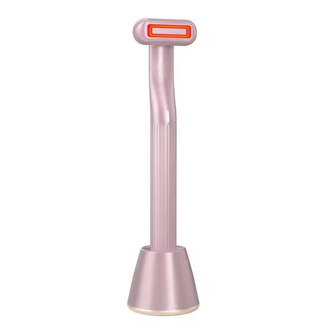 4-in-1 LED EMS Eye Massager with 360° Rotation: Microcurrent, Heating, and Vibration for Facial Lifting, Anti-Aging, and Wrinkle Care