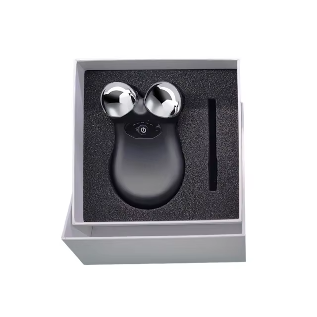 Microcurrent Facial Massager Roller: EMS Face Lift, Wrinkle Reduction, Skin Tightening, and Firming Slimming Tool for Skin Care